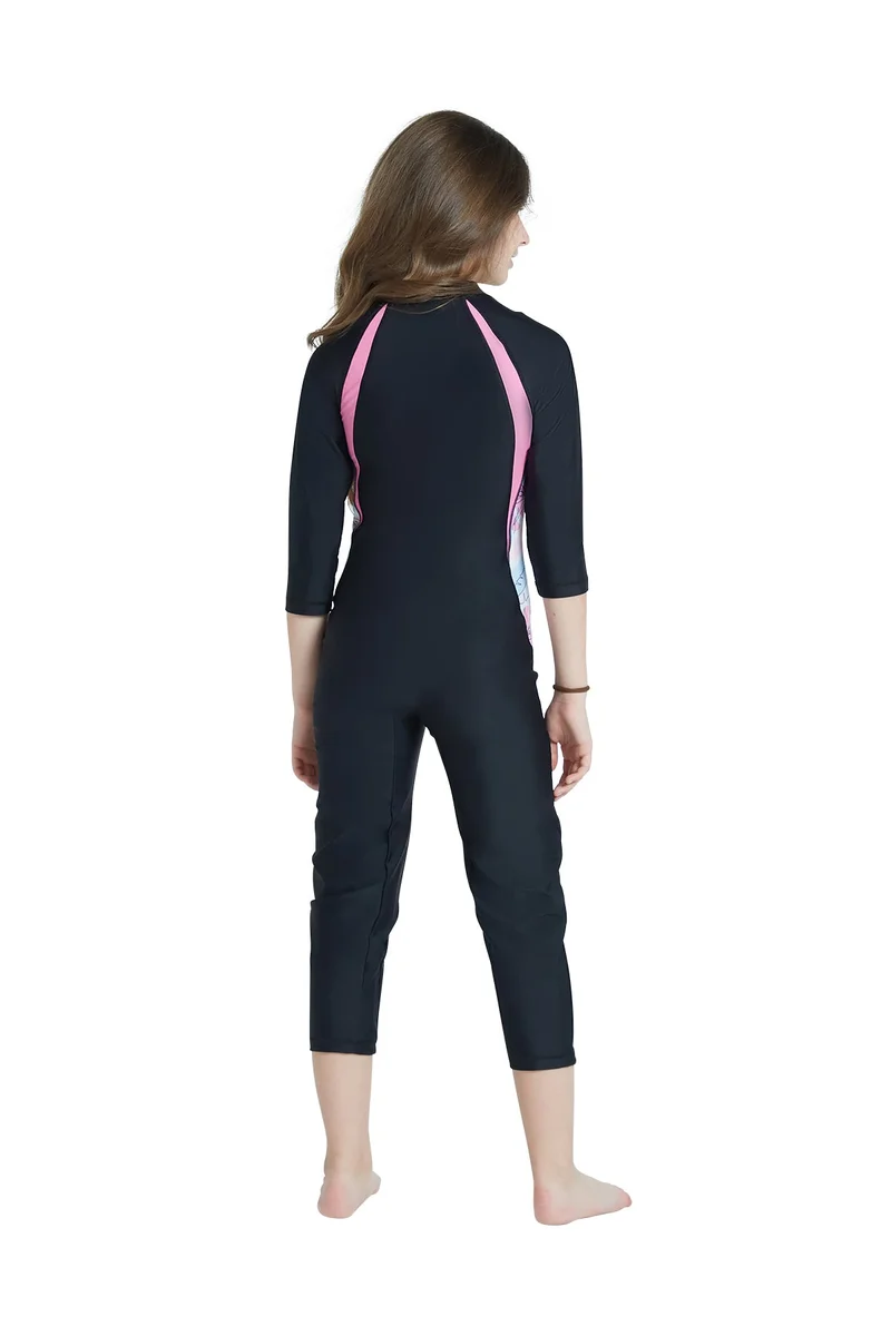 COEGA SUNWEAR  COEGA  Girls Youth Slim-kini 3/4 - Nero Floral Drawings for Women | Best Price UAE